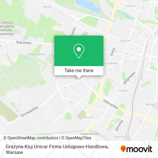 Grażyna Kluj Unicar Firma Usługowo-Handlowa map