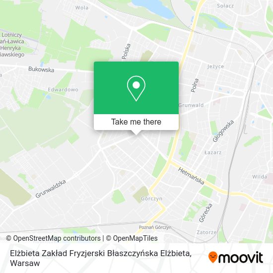 Elżbieta Zakład Fryzjerski Błaszczyńska Elżbieta map