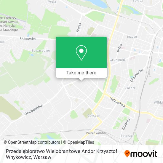 Przedsiębiorstwo Wielobranżowe Andor Krzysztof Wnykowicz map