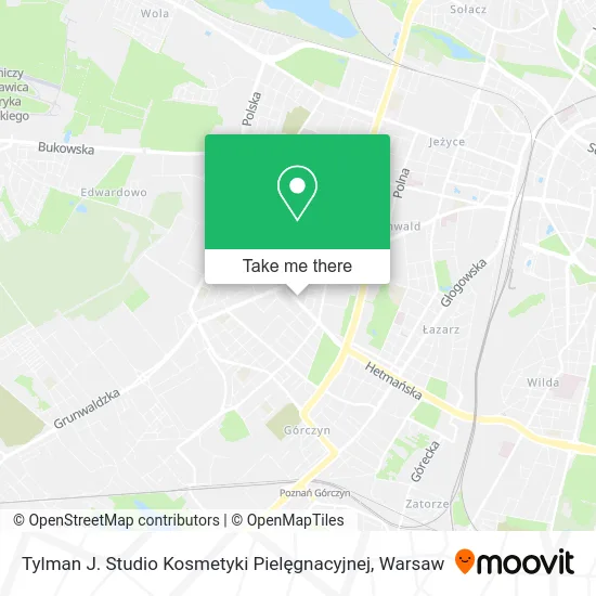 Tylman J. Studio Kosmetyki Pielęgnacyjnej map