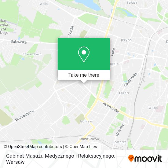 Gabinet Masażu Medycznego i Relaksacyjnego map