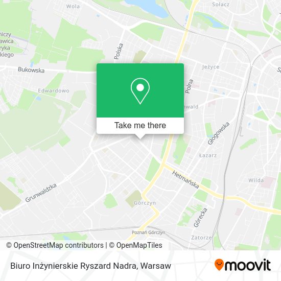 Biuro Inżynierskie Ryszard Nadra map