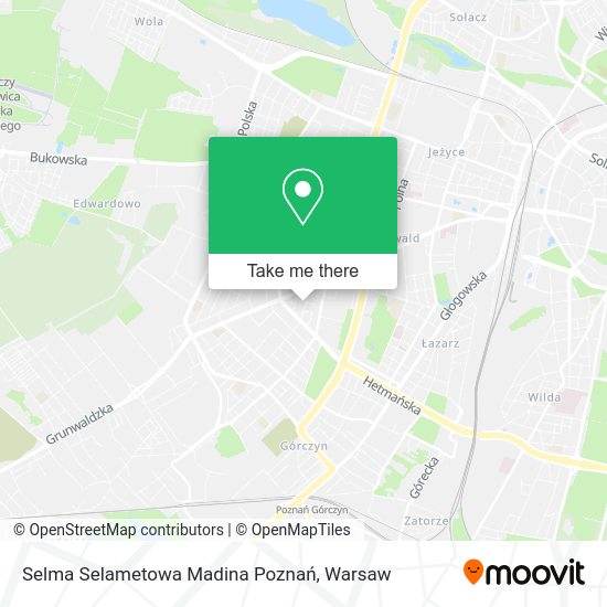 Карта Selma Selametowa Madina Poznań