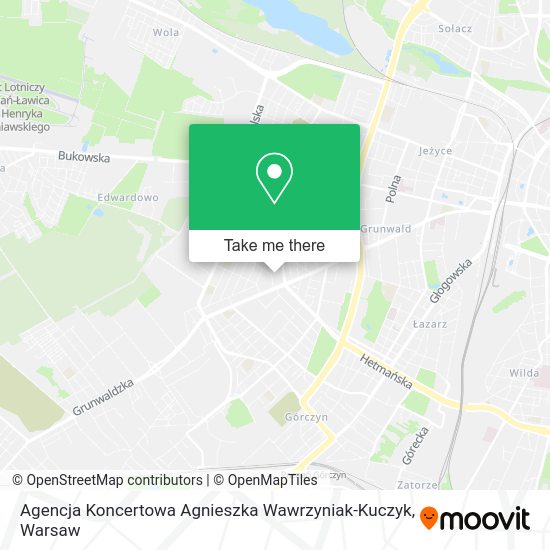 Agencja Koncertowa Agnieszka Wawrzyniak-Kuczyk map