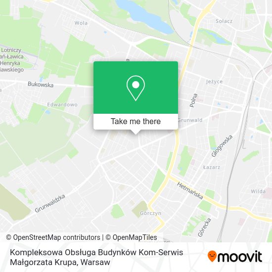 Kompleksowa Obsługa Budynków Kom-Serwis Małgorzata Krupa map