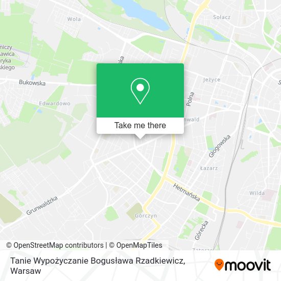 Tanie Wypożyczanie Bogusława Rzadkiewicz map