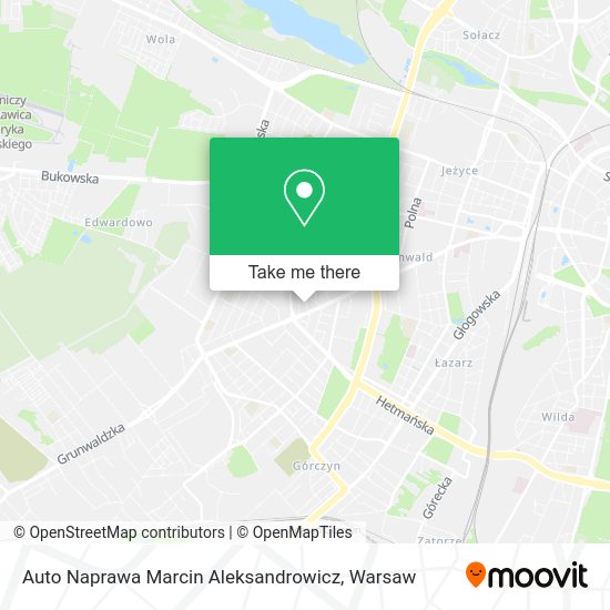 Auto Naprawa Marcin Aleksandrowicz map