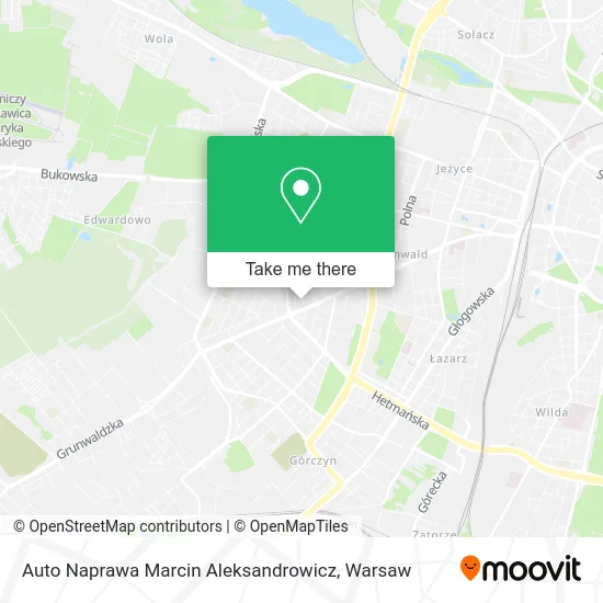 Карта Auto Naprawa Marcin Aleksandrowicz