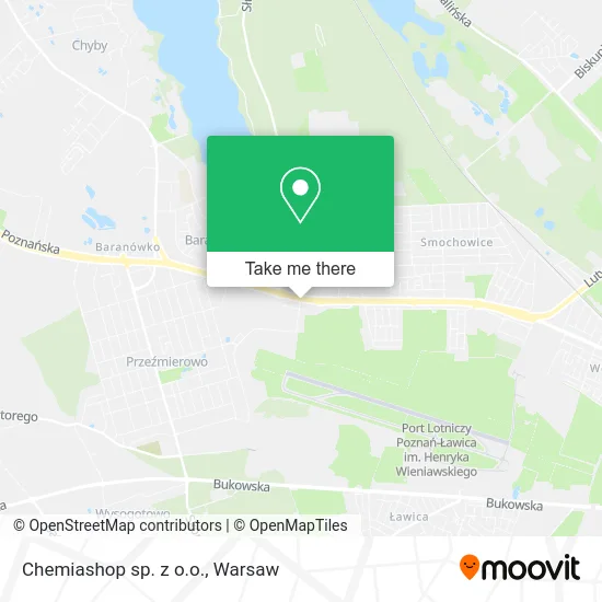 Карта Chemiashop sp. z o.o.