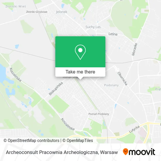 Карта Archeoconsult Pracownia Archeologiczna