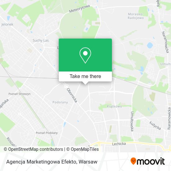 Agencja Marketingowa Efekto map