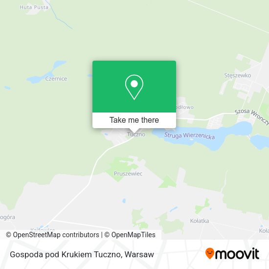 Gospoda pod Krukiem Tuczno map