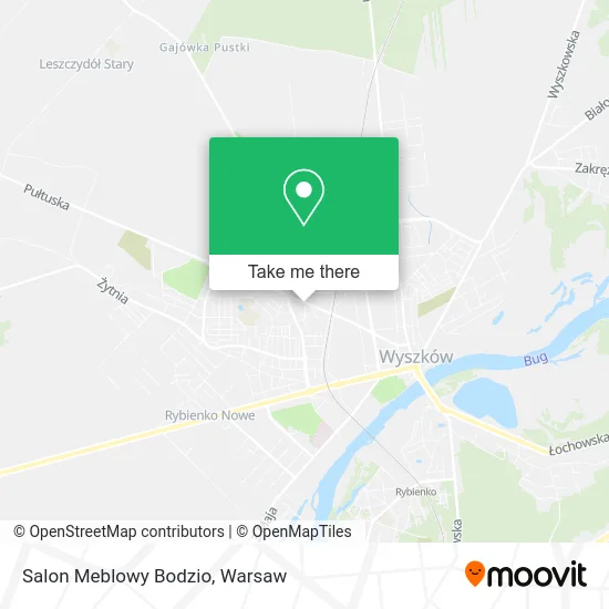 Карта Salon Meblowy Bodzio