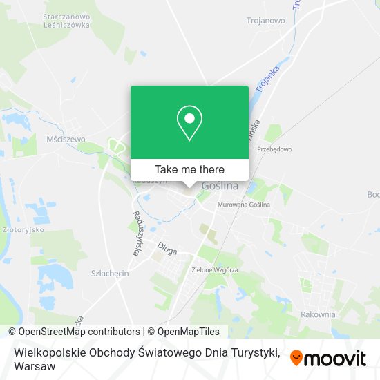 Wielkopolskie Obchody Światowego Dnia Turystyki map