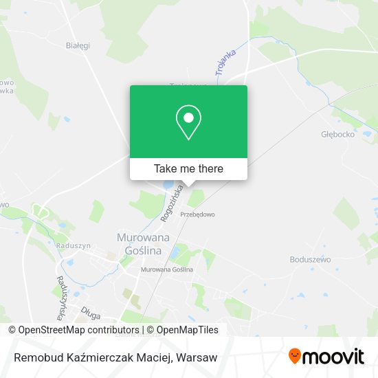 Remobud Kaźmierczak Maciej map