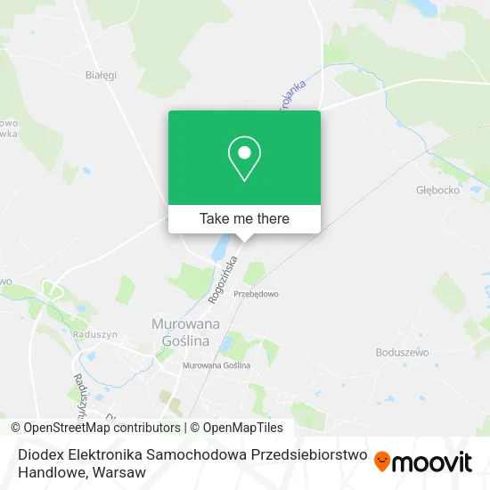 Карта Diodex Elektronika Samochodowa Przedsiebiorstwo Handlowe
