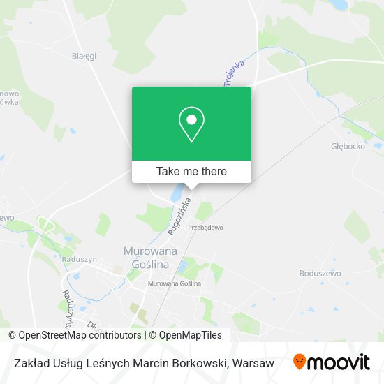 Zakład Usług Leśnych Marcin Borkowski map