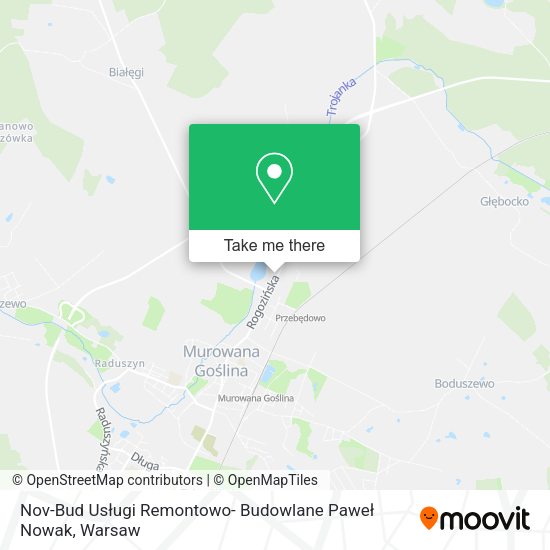 Nov-Bud Usługi Remontowo- Budowlane Paweł Nowak map