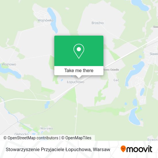 Карта Stowarzyszenie Przyjaciele Łopuchowa