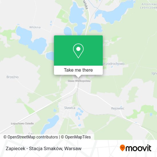 Zapiecek - Stacja Smaków map