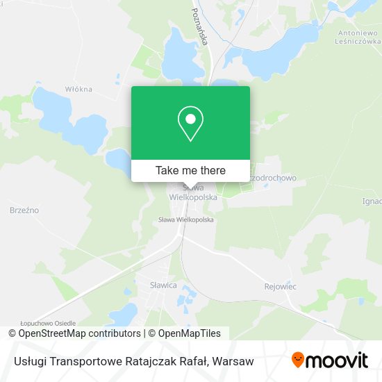 Usługi Transportowe Ratajczak Rafał map