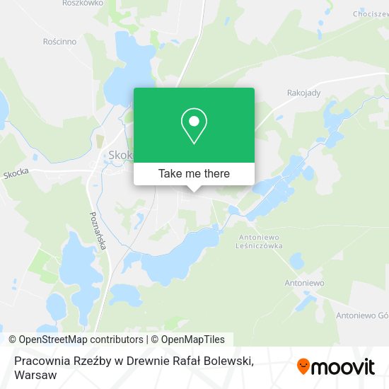 Pracownia Rzeźby w Drewnie Rafał Bolewski map