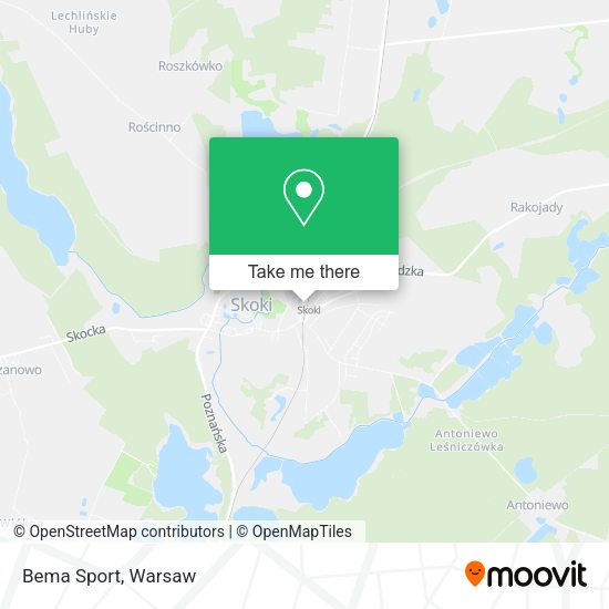 Bema Sport map