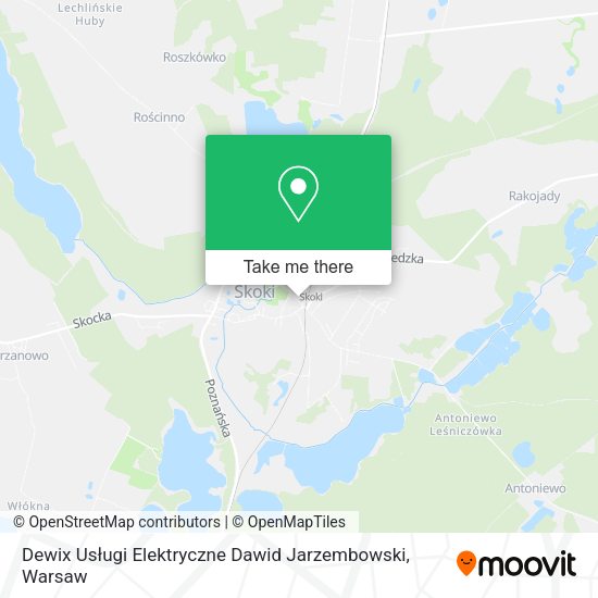 Dewix Usługi Elektryczne Dawid Jarzembowski map