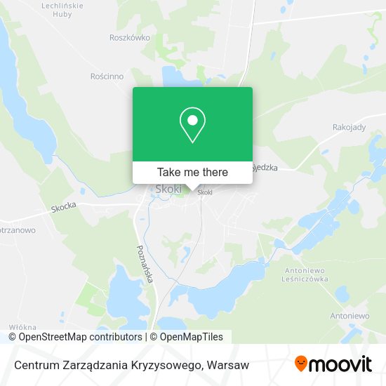 Centrum Zarządzania Kryzysowego map