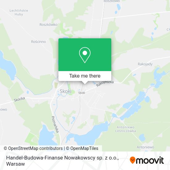 Handel-Budowa-Finanse Nowakowscy sp. z o.o. map