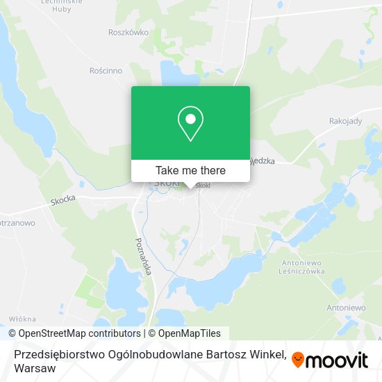 Przedsiębiorstwo Ogólnobudowlane Bartosz Winkel map