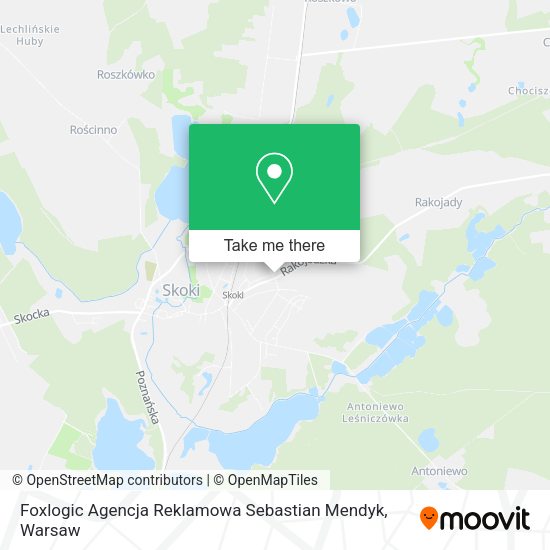 Foxlogic Agencja Reklamowa Sebastian Mendyk map