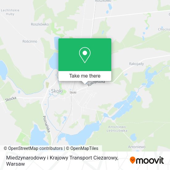 Карта Miedzynarodowy i Krajowy Transport Ciezarowy