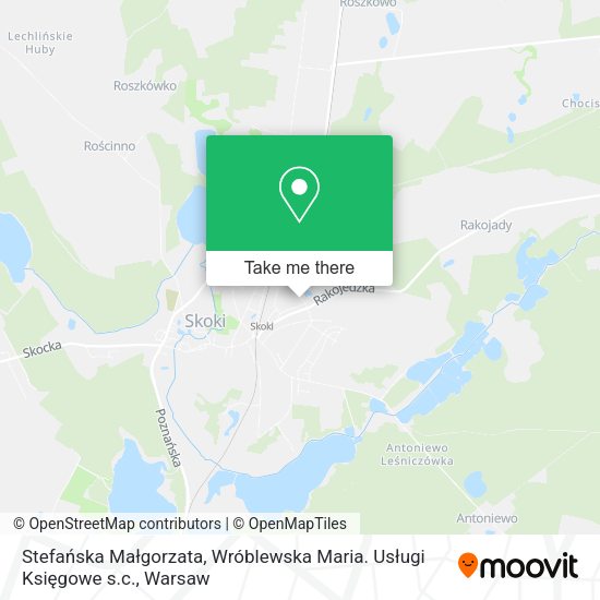 Stefańska Małgorzata, Wróblewska Maria. Usługi Księgowe s.c. map