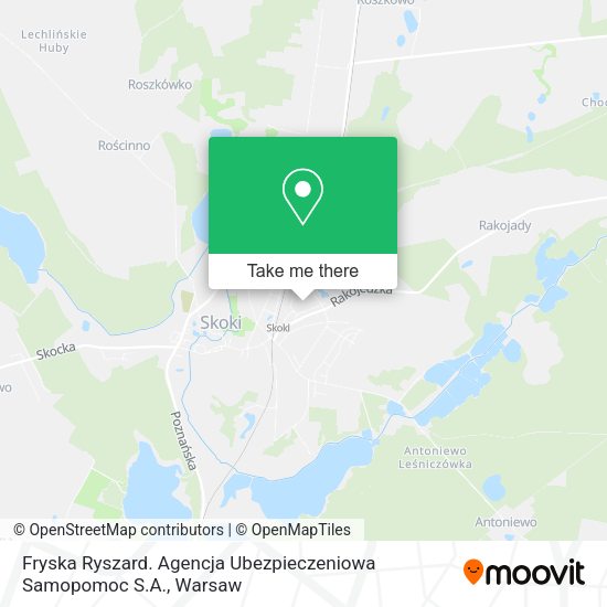 Fryska Ryszard. Agencja Ubezpieczeniowa Samopomoc S.A. map