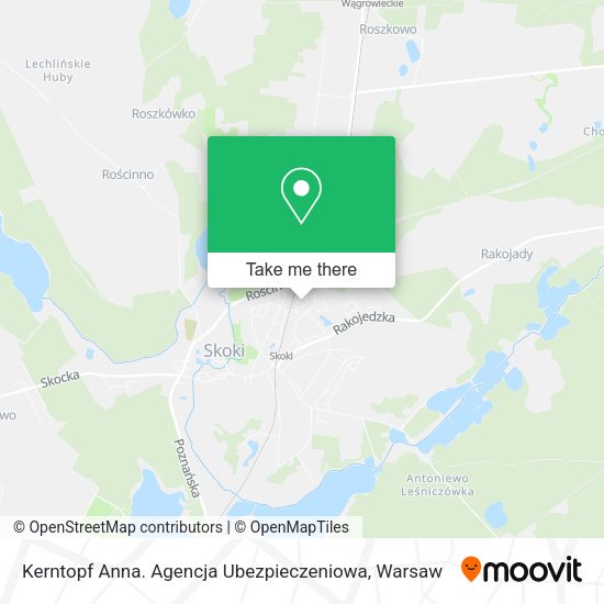 Kerntopf Anna. Agencja Ubezpieczeniowa map