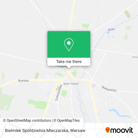 Bielmlek Spółdzielnia Mleczarska map