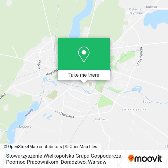 Stowarzyszenie Wielkopolska Grupa Gospodarcza. Poomoc Pracownikom, Doradztwo map