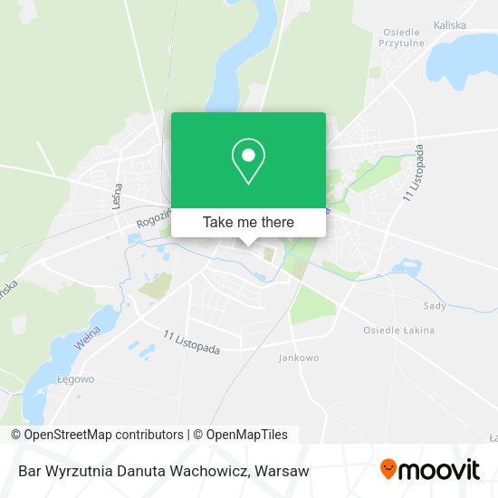 Карта Bar Wyrzutnia Danuta Wachowicz