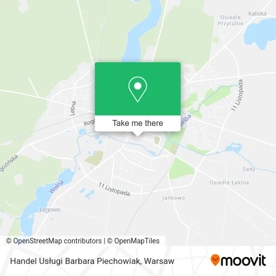 Карта Handel Usługi Barbara Piechowiak