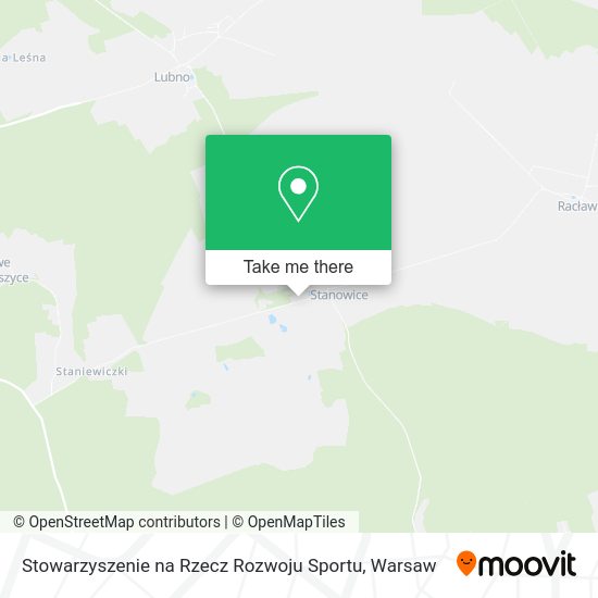 Stowarzyszenie na Rzecz Rozwoju Sportu map