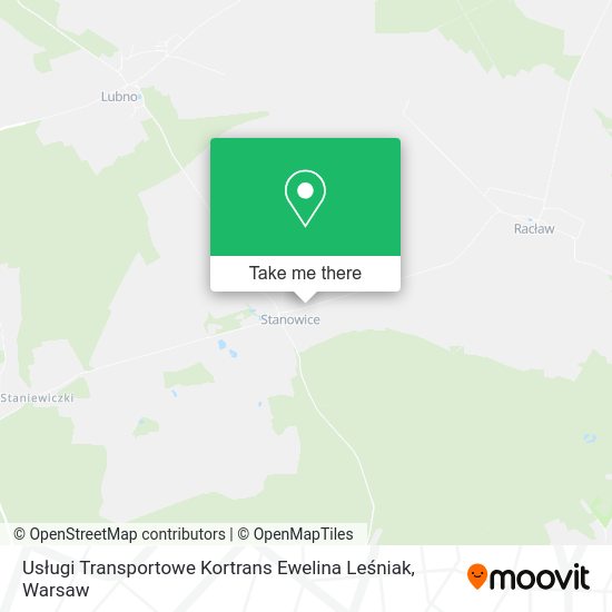 Карта Usługi Transportowe Kortrans Ewelina Leśniak