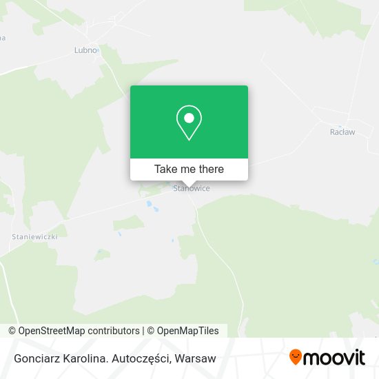 Gonciarz Karolina. Autoczęści map