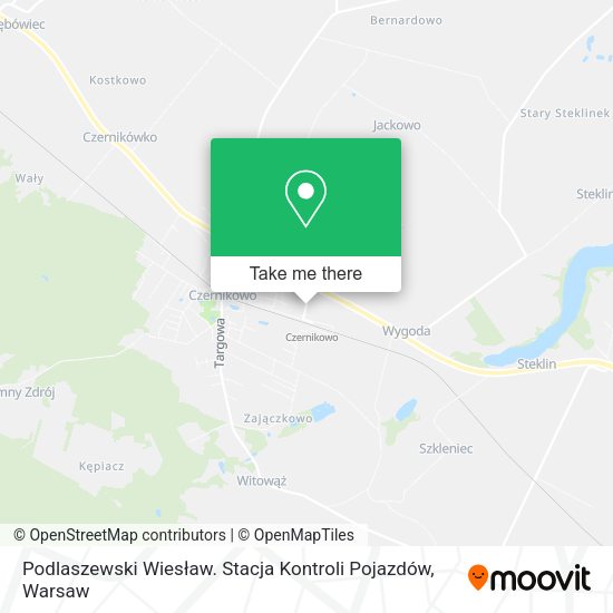 Podlaszewski Wiesław. Stacja Kontroli Pojazdów map