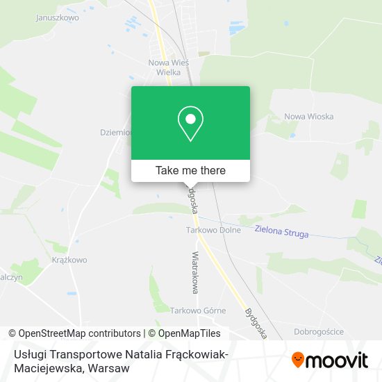 Usługi Transportowe Natalia Frąckowiak-Maciejewska map