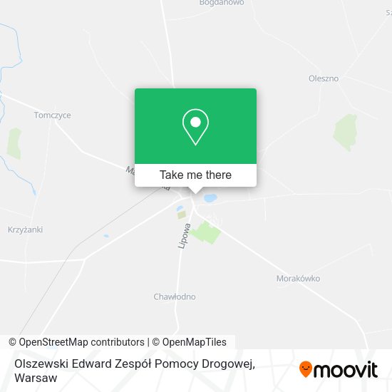 Olszewski Edward Zespół Pomocy Drogowej map