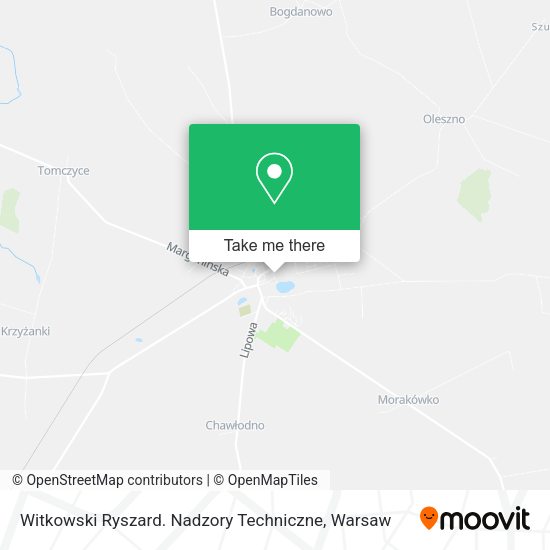 Witkowski Ryszard. Nadzory Techniczne map