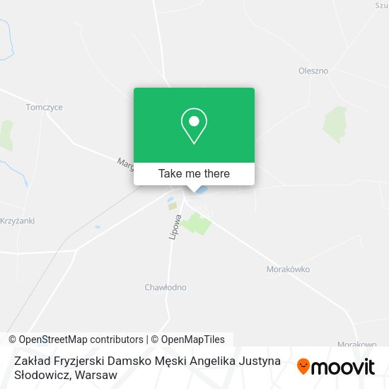 Zakład Fryzjerski Damsko Męski Angelika Justyna Słodowicz map