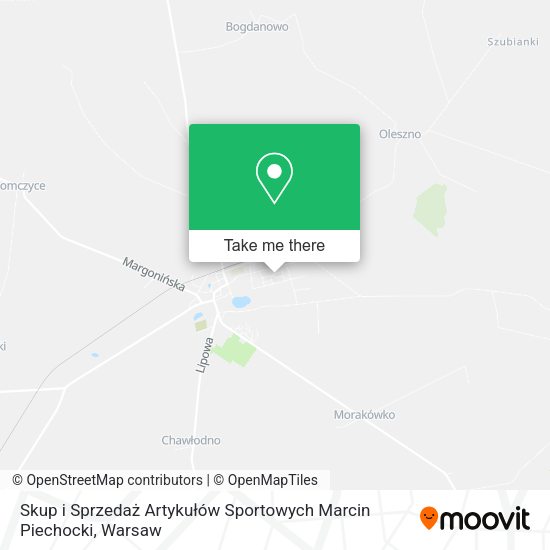 Skup i Sprzedaż Artykułów Sportowych Marcin Piechocki map