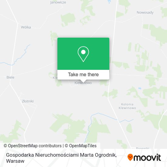 Gospodarka Nieruchomościami Marta Ogrodnik map